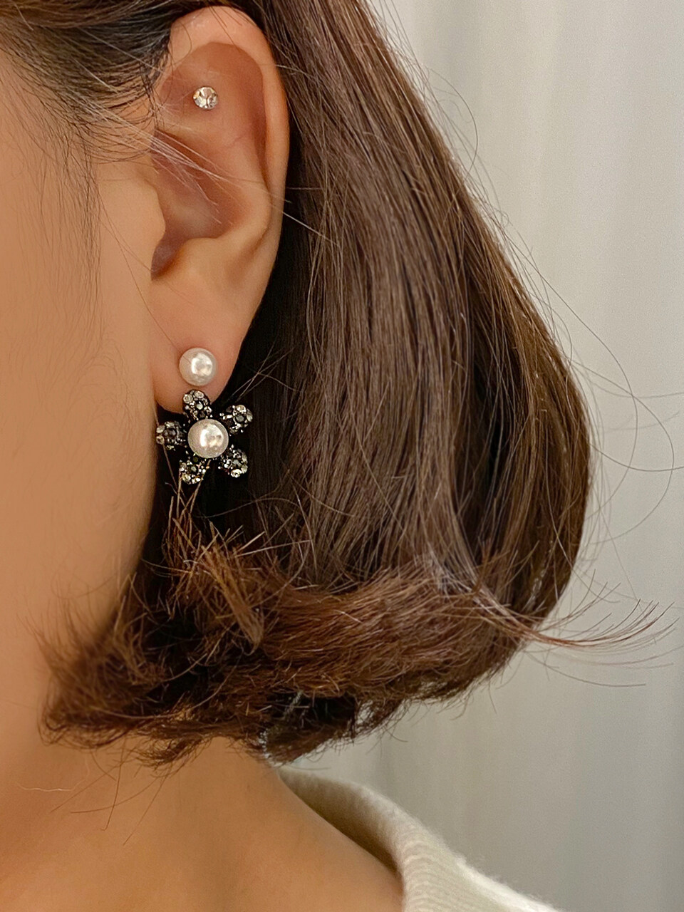 GETMEBLING Dark Flower Earring