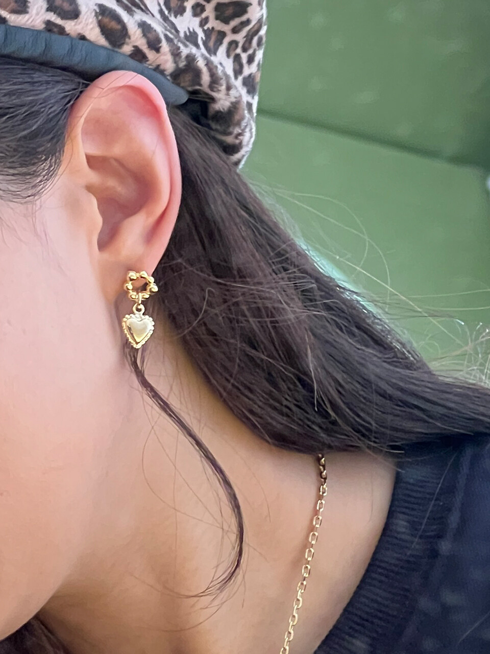 GETMEBLING Heart Picture Earrings