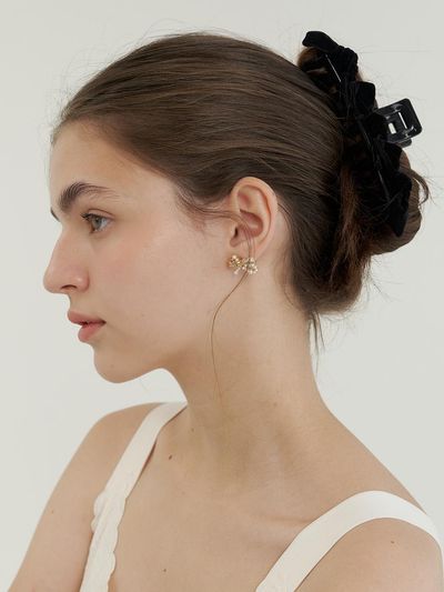 GETMEBLING Mini Ribbon Point Hair Clip