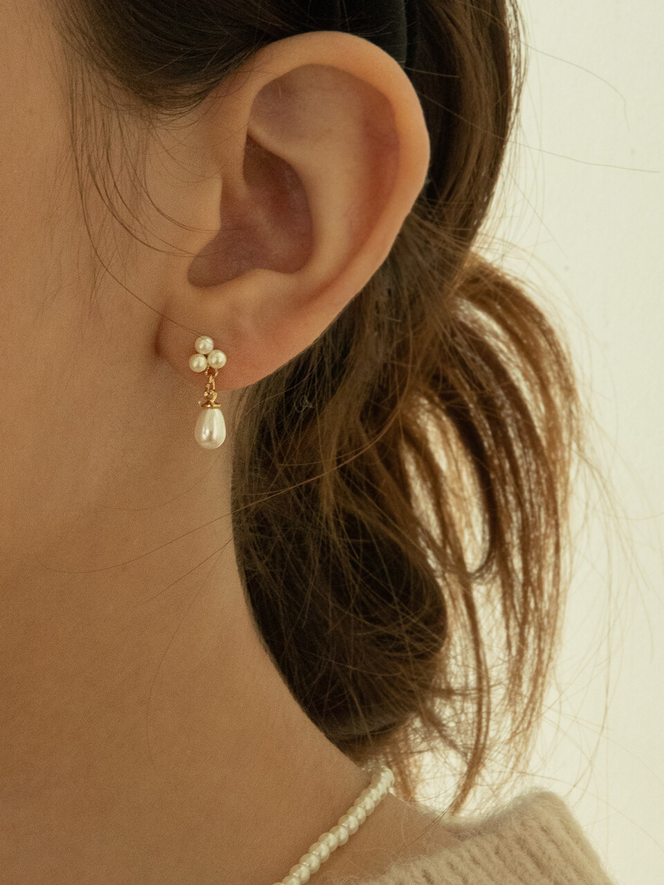 GETMEBLING Pearl Fluit Earring
