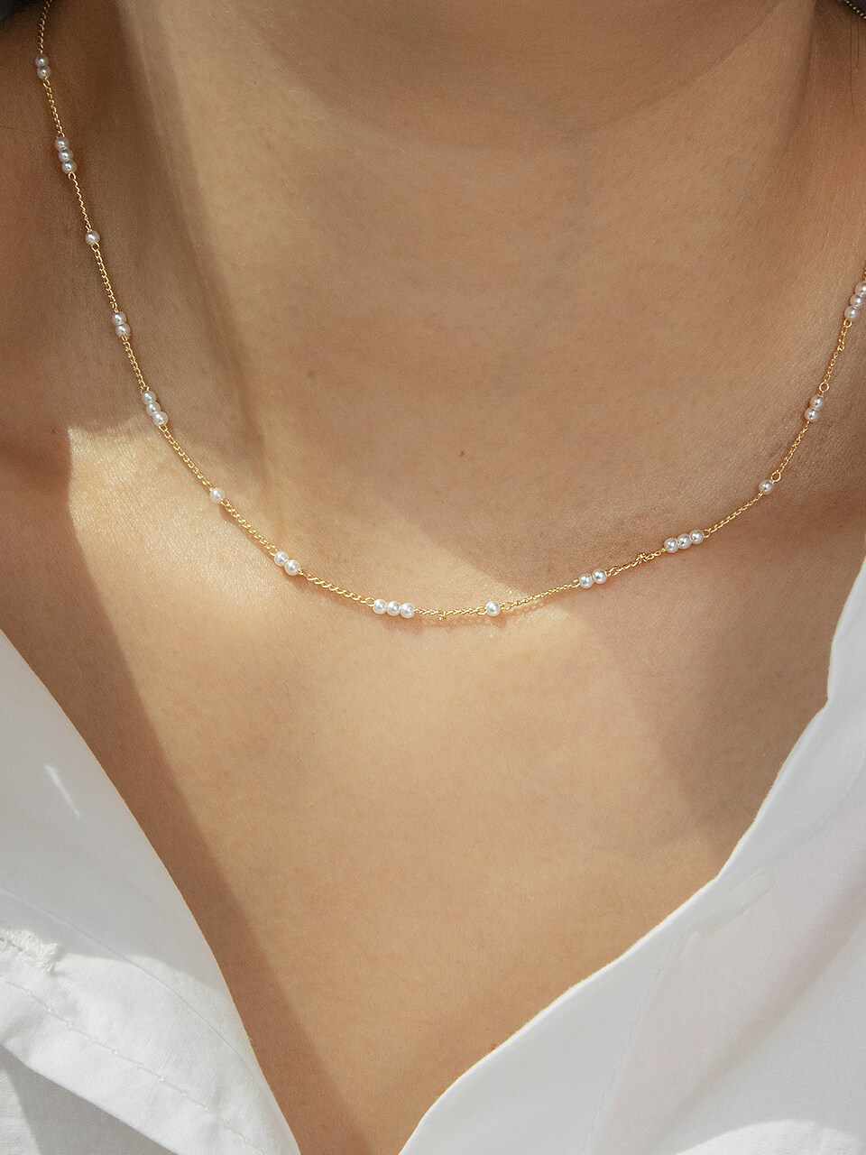 GETMEBLING Pearl Point Necklace
