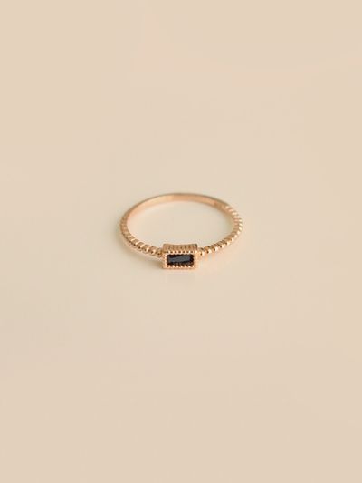 GETMEBLING [SILVER925] Ample Onyx Ring