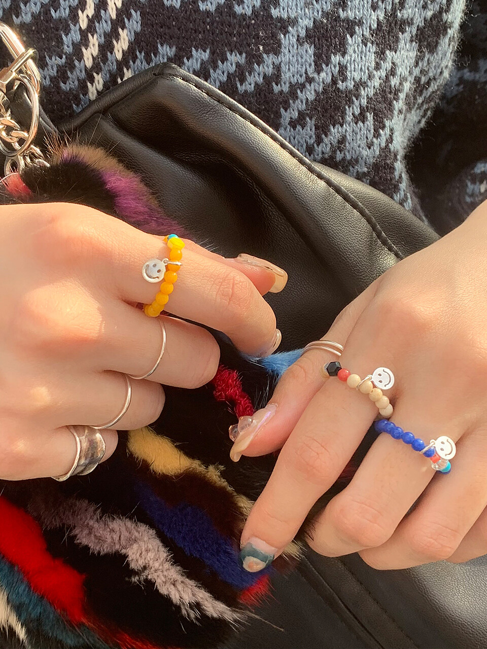 GETMEBLING [SILVER925] Smiling Ring