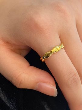 GETMEBLING Twisted Line Ring