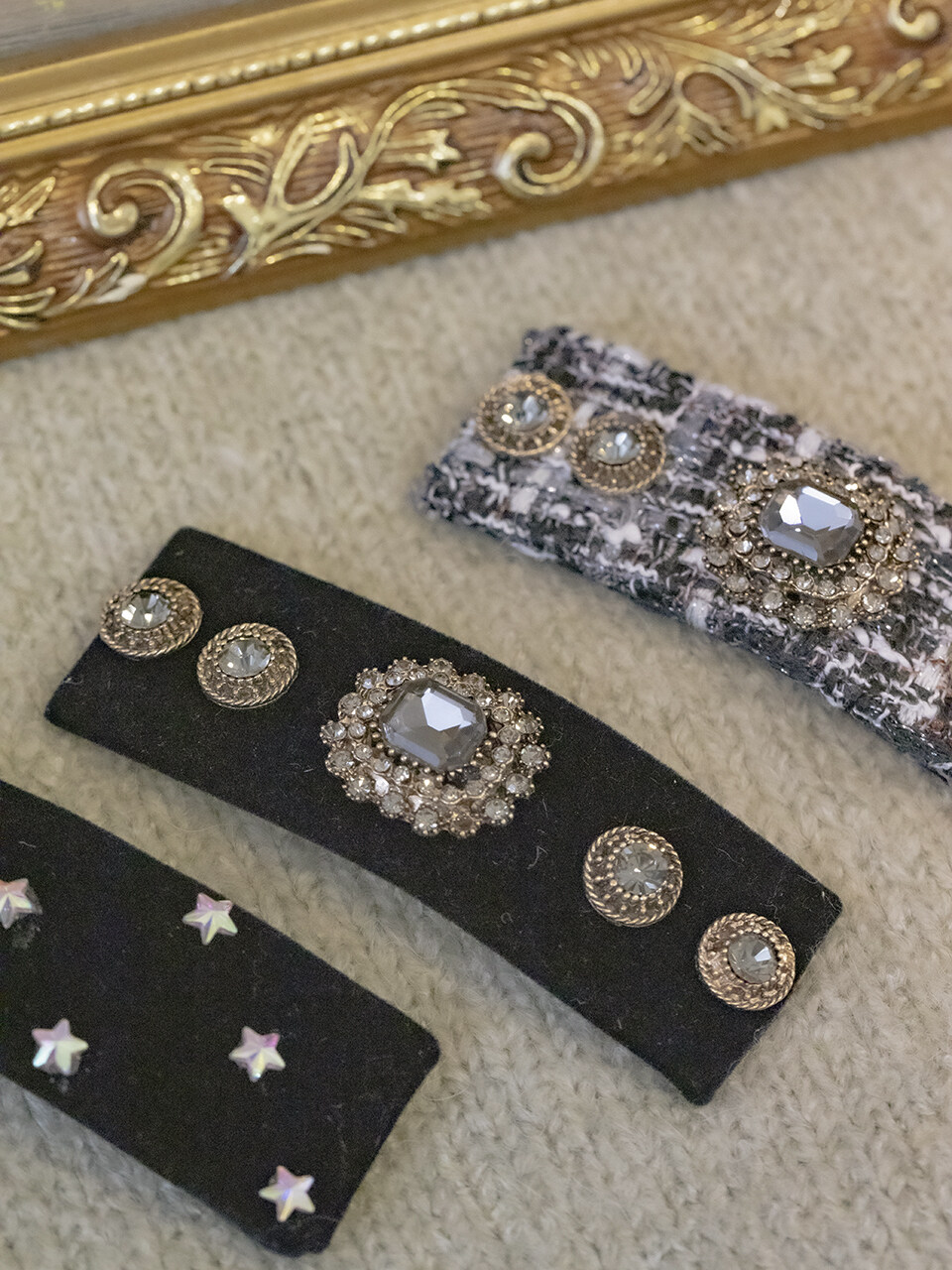 GETMEBLING Velvet Antique Hairpin