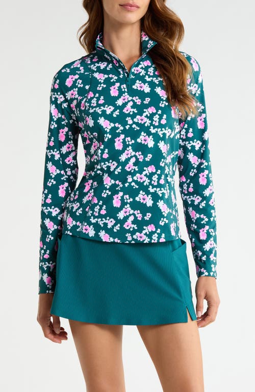G/FORE G/FORE Blossom Silky Tech Nylon Quarter Zip Pullover