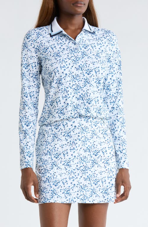 G/FORE G/FORE Ditzy Floral Long Sleeve Tech Golf Polo