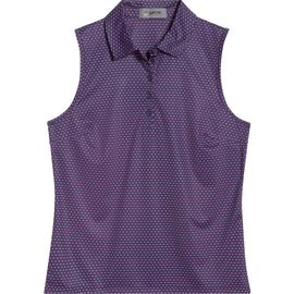 G/FORE G/FORE Geo 2 Silky Tech Performance Sleeveless Golf Polo