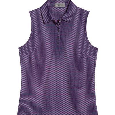 G/FORE G/FORE Geo 2 Silky Tech Performance Sleeveless Golf Polo