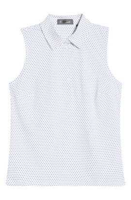 G/FORE G/FORE Geo 2 Silky Tech Performance Sleeveless Polo