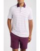 G/FORE G/FORE Herringbone Stripe Performance Polo - 1