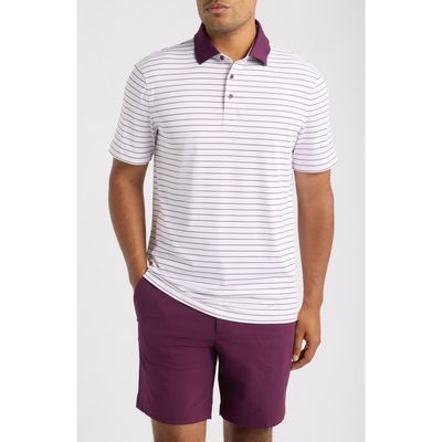 G/FORE G/FORE Herringbone Stripe Performance Polo