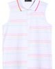 G/FORE G/FORE Offset Stripe Sleeveless Performance Polo - 5