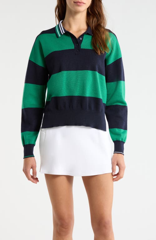 G/FORE G/FORE Stripe Merino Wool Rugby Sweater