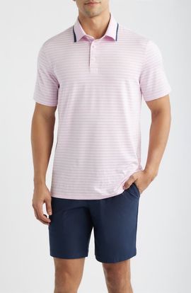 G/FORE G/FORE Stripe Mesh Golf Polo