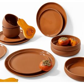 Gharyan Stoneware Gharyan Stoneware Le Gourmand Dinnerware Set, 16 Pieces