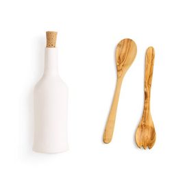 Gharyan Stoneware Gharyan Stoneware Olive Essence Duo, Set of 3