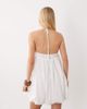 Ghospell Ghospell Cove cami strap bubble hem mini dress in white - 4