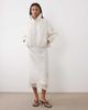Ghospell Ghospell polka dot bubble hem jacket in ivory polka dot - part of a set-White - 2