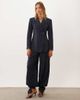 Ghospell Ghospell Sienna single breasted blazer in navy pinstripe - part of a set - 1