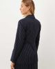 Ghospell Ghospell Sienna single breasted blazer in navy pinstripe - part of a set - 4