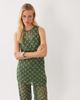 Ghospell Ghospell Zuma embellished sleeveless mini dress in dark green - part of a set - 1