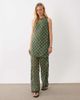 Ghospell Ghospell Zuma embellished sleeveless mini dress in dark green - part of a set - 3