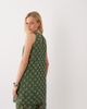 Ghospell Ghospell Zuma embellished sleeveless mini dress in dark green - part of a set - 4