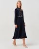 Ghost London Ghost London Alberta Contrast Piping Midi Dress - 5