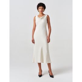Ghost London Ghost London Arya Cowl Neck Satin Midi Dress