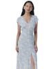 Ghost London Ghost London Blair Crepe Floral Sleeveless Midi Dress - 2