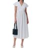Ghost London Ghost London Eloise V-Neck Cotton Midi Dress - 1