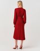 Ghost London Ghost London Francesca Crepe Button Down Midi Dress - 3