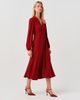 Ghost London Ghost London Francesca Crepe Button Down Midi Dress - 5