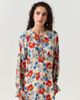 Ghost London Ghost London Georgie Tie Neck Crepe Midi Dress - 5