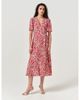 Ghost London Ghost London Jess Crepe Floral Midi Tea Dress - 1
