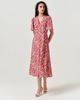Ghost London Ghost London Jess Crepe Floral Midi Tea Dress - 5