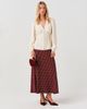 Ghost London Ghost London Lyra Spot Midi Satin Skirt - 5