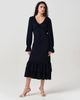 Ghost London Ghost London Melina Crepe Ruffle Hem Midi Dress - 1