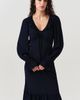 Ghost London Ghost London Melina Crepe Ruffle Hem Midi Dress - 5