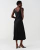Ghost London Ghost London Palm Satin Sleeveless Slip Midi Dress - 3