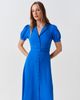 Ghost London Ghost London Phoebe Crepe Collared Button Down Dress - 5