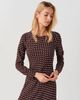 Ghost London Ghost London Scarlett Long Sleeve Spot Midi Dress - 5