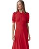 Ghost London Ghost London Wilma Collared Midi Shirt Dress - 3
