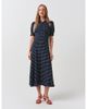 Ghost London Ghost London Wilma Fitted Waist Flared Dress - 1