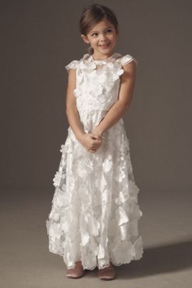 Gió Bespoke Harriet 3D Lace Flower Girl Dress