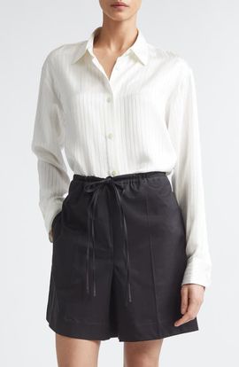 GIA STUDIOS GIA STUDIOS Nicole Jacquard Stripe Button-Up Shirt