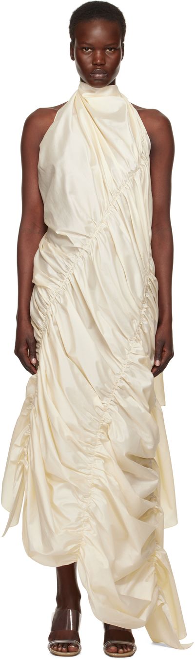 GIA STUDIOS GIA STUDIOS Off-White Renee Maxi Dress