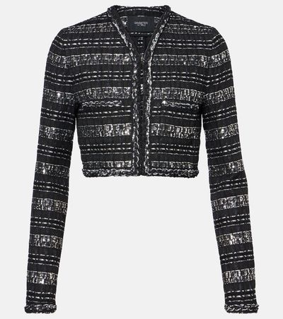 Giambattista Valli Giambattista Valli Cropped lamÃ© jacket