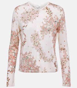 Giambattista Valli Giambattista Valli Floral cashmere and silk cardigan